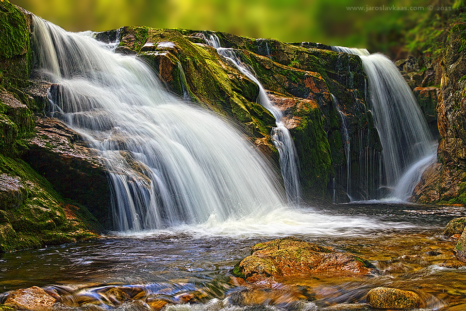 Malý Labský vodopád, Labe, Krkonošský národní park