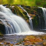 Malý Labský vodopád, Labe, Krkonošský národní park